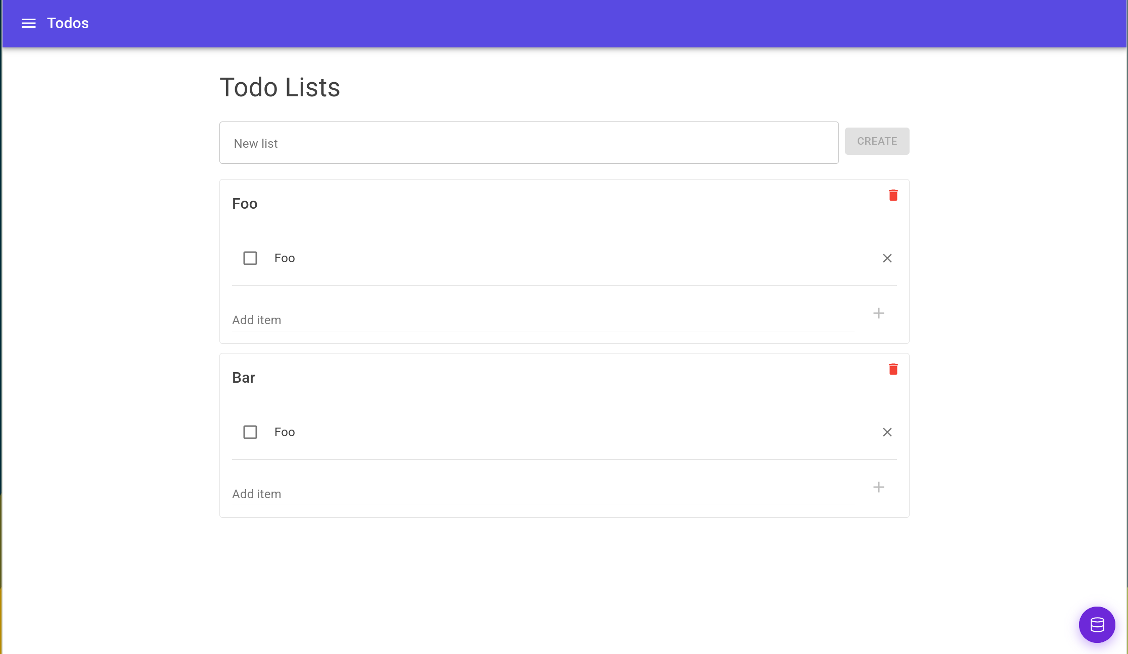 DevTools toggle button in the bottom-right corner